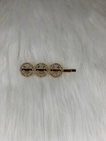 Smiley Face Hairpins