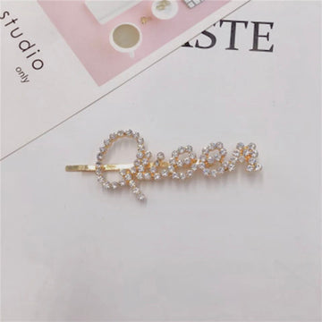 Cursive Queen Hairpin