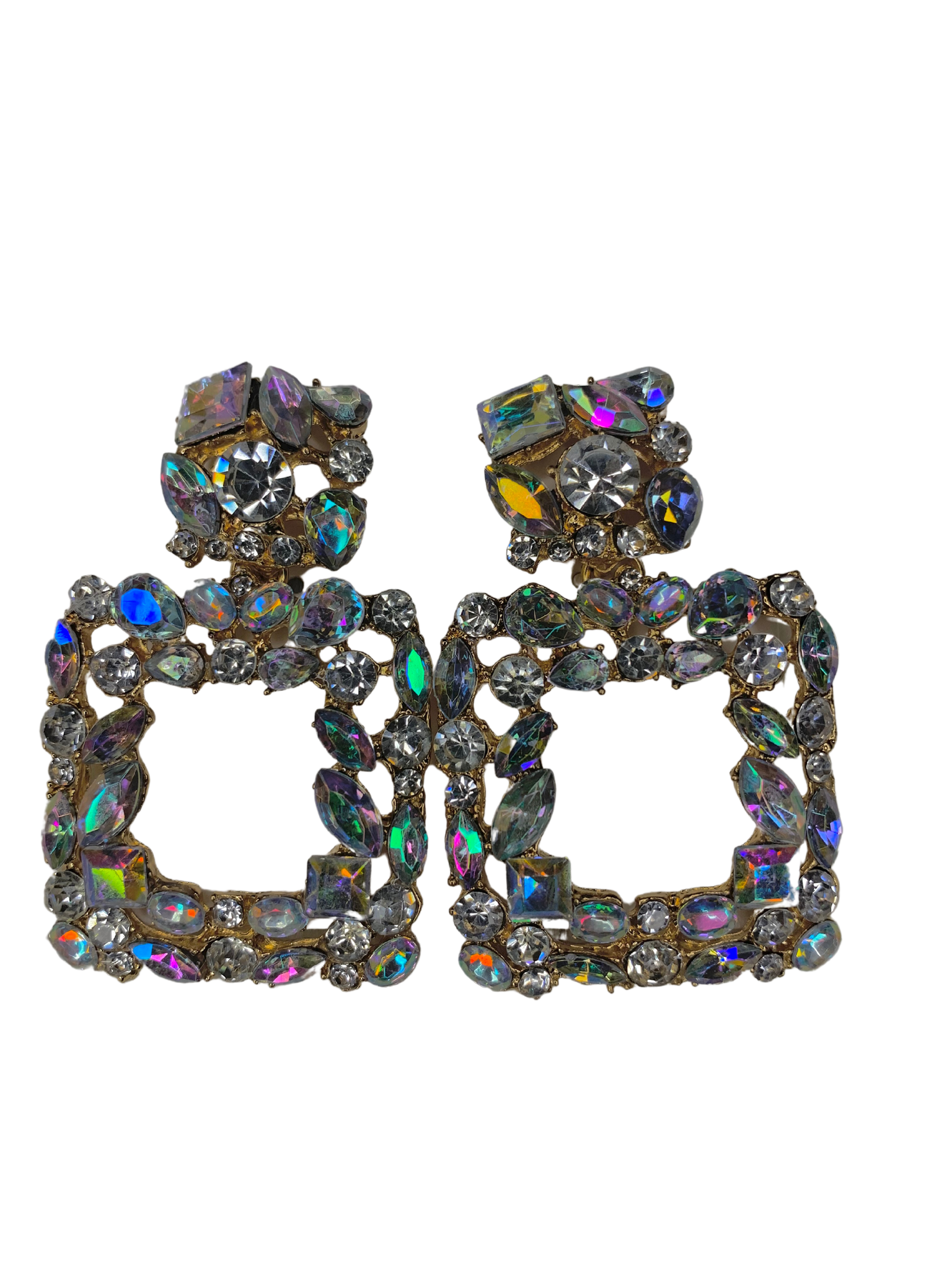 Square Endless Diamond Earring