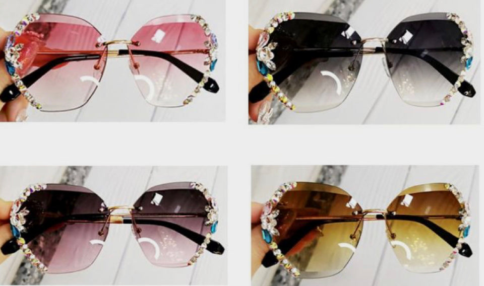 Round Stone Sunglasses